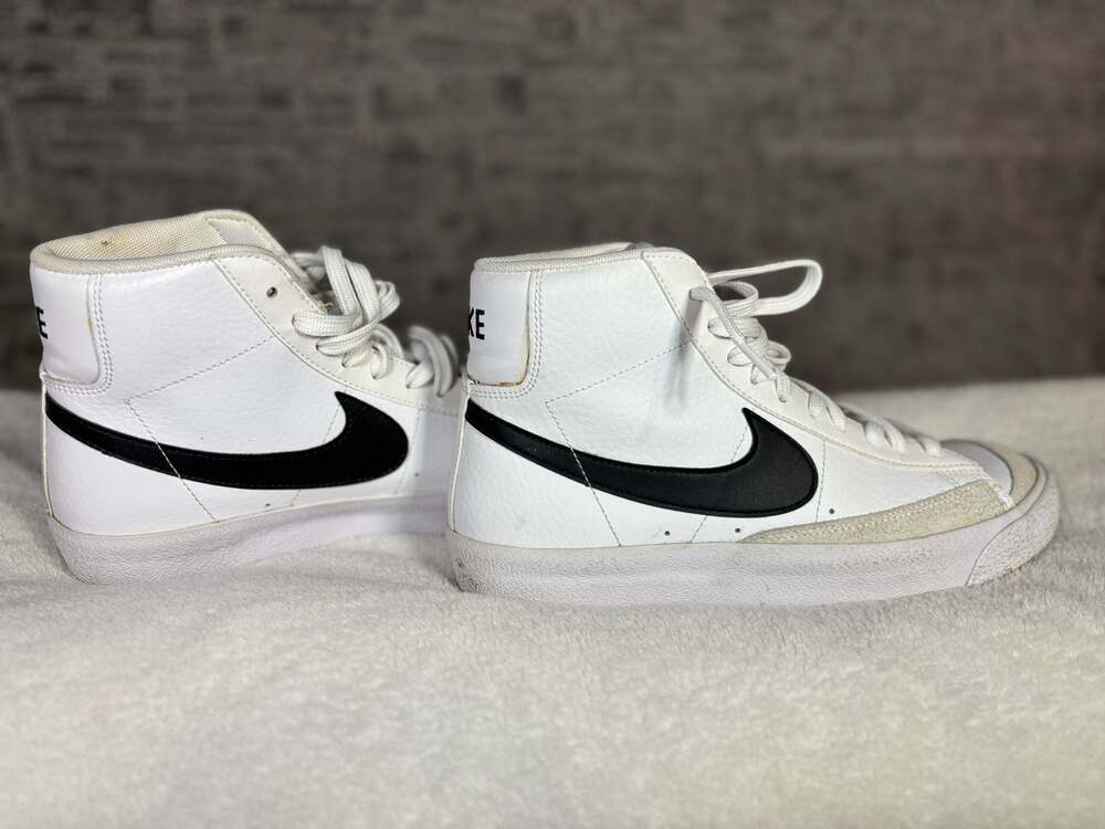 Nike Blazer Mid White Black High-Top Sneakers